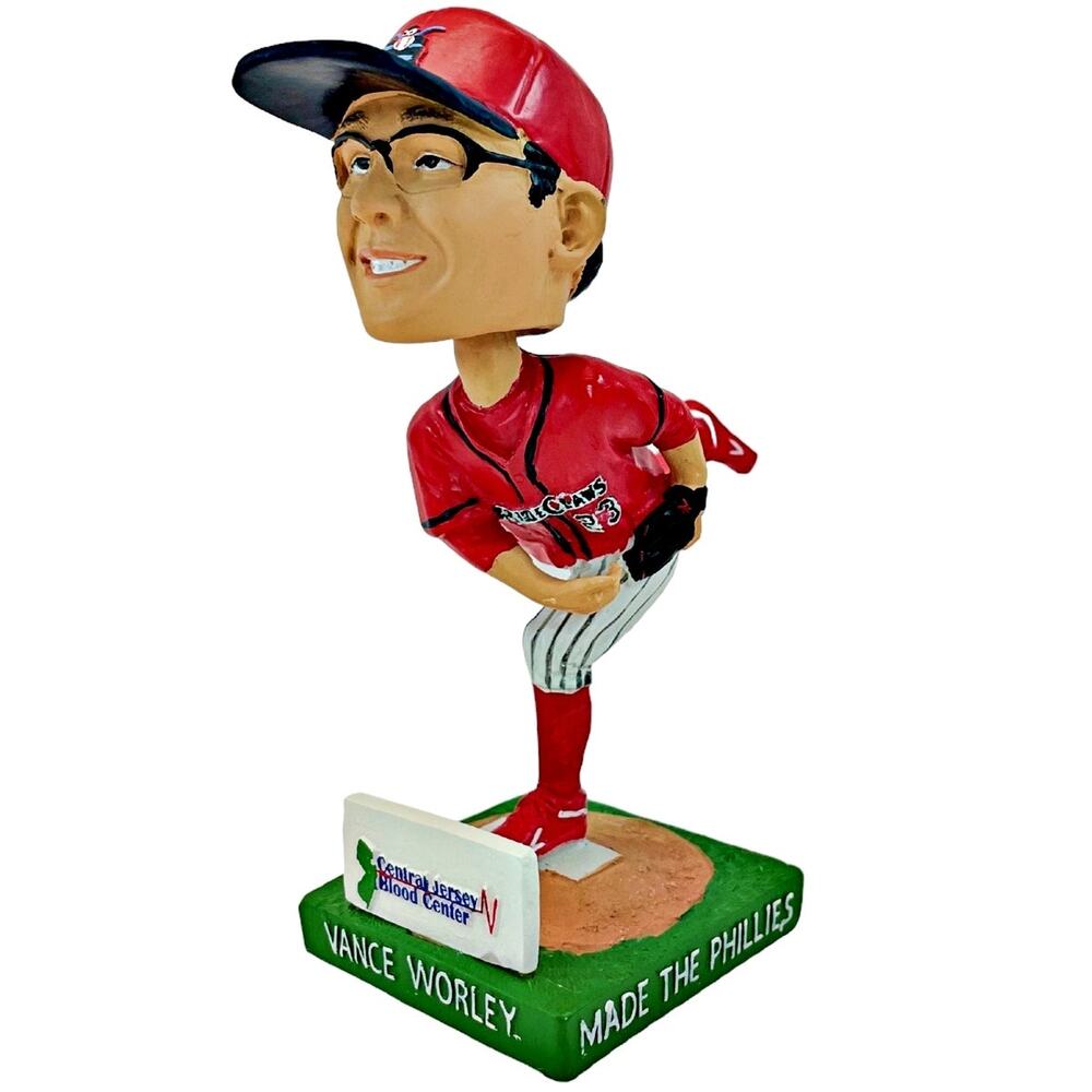 Vance Worley Jersey Shore Lakewood BlueClaws Bobblehead Promotional